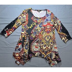 Melissa Paige Petite Medium Women's Tunic Top